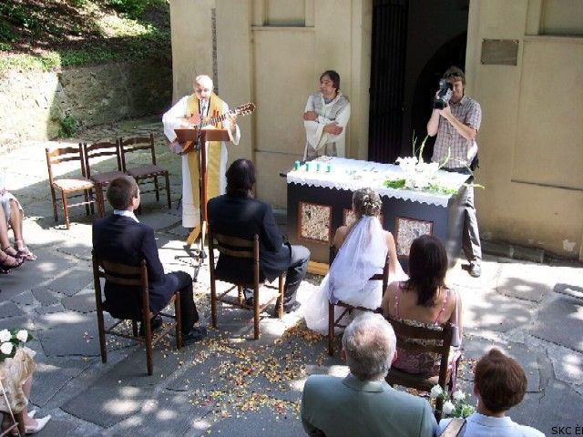 Farnost Tábor - svatba s Richardem Krajčem 2005