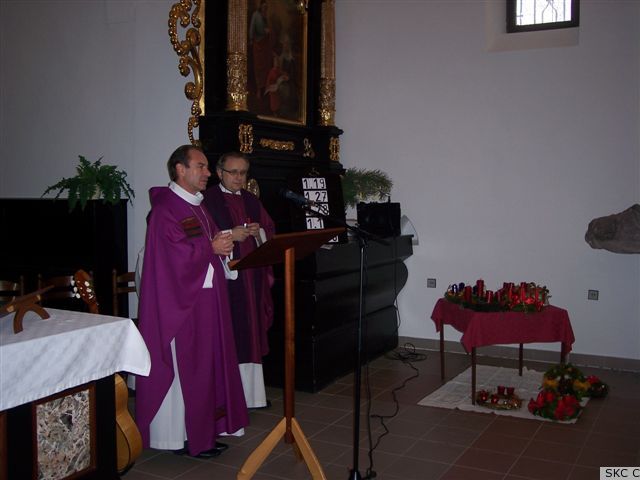 Farnost Tábor - biskupská vizitace s mikulášem 2008