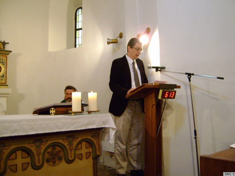 Farnost Praha - bohoslužba s ekumenickým kazatelem Zdeňkem Vojtíškem 2010