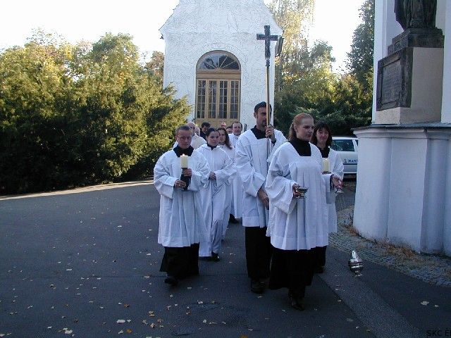 Katedrální chrám sv. Vavřince - svěcení kněží a jáhenky 2003