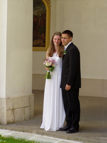 Farnost Brno - svatba 2. června 2005 - Hanka a Petr