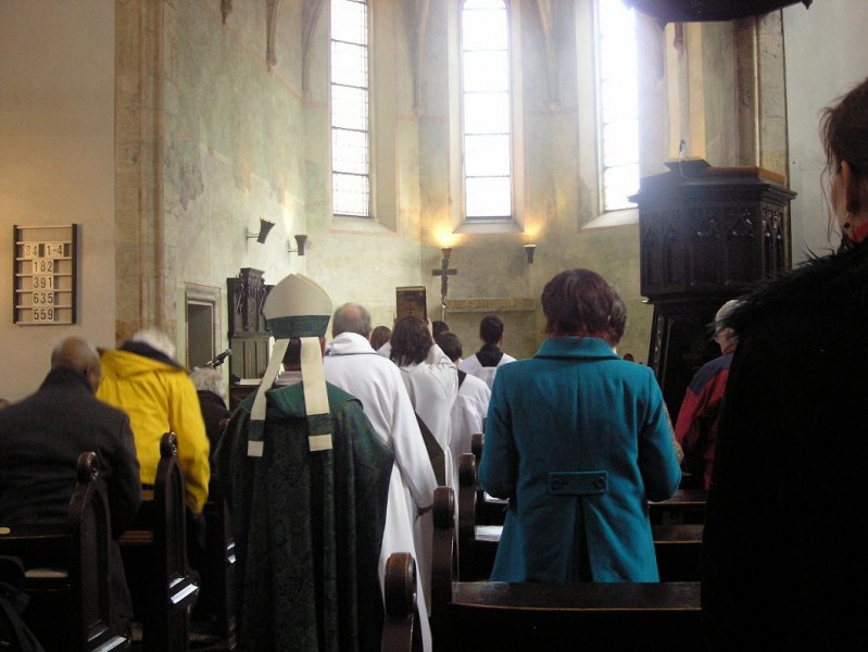 Společná bohoslužba s Anglikánskou církví u sv. Klimenta v Praze