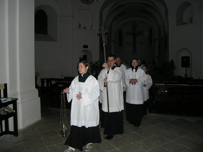 Katedrální chrám sv. Vavřince - Bílá sobota 2012