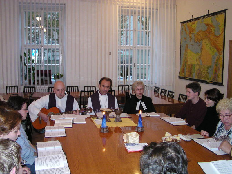 Farnost Brno - biskupská vizitace 2003, ekumenický host z ČCE O. Tydlitátová