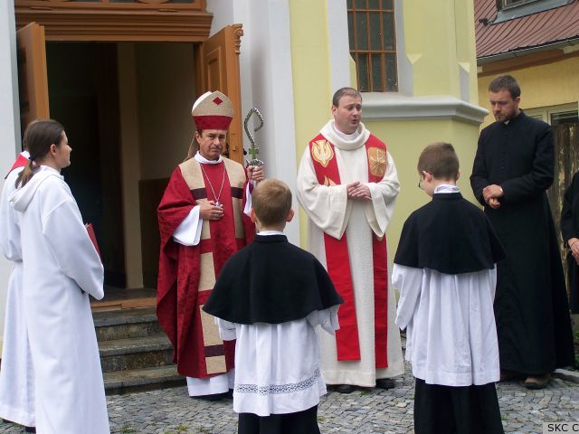 Farnost Břidličná - svěcení kostela 2009