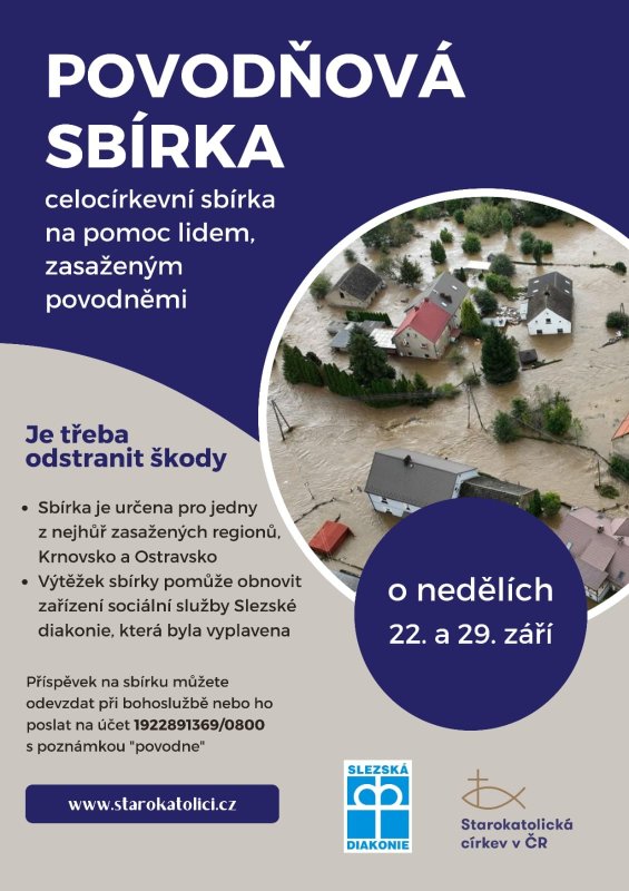 Celocírkevní povodňová sbírka