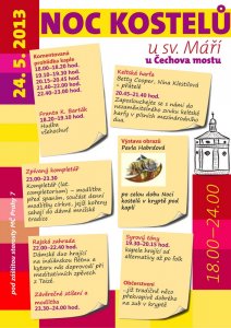 Noc kostelů 2013 u Máří v Praze