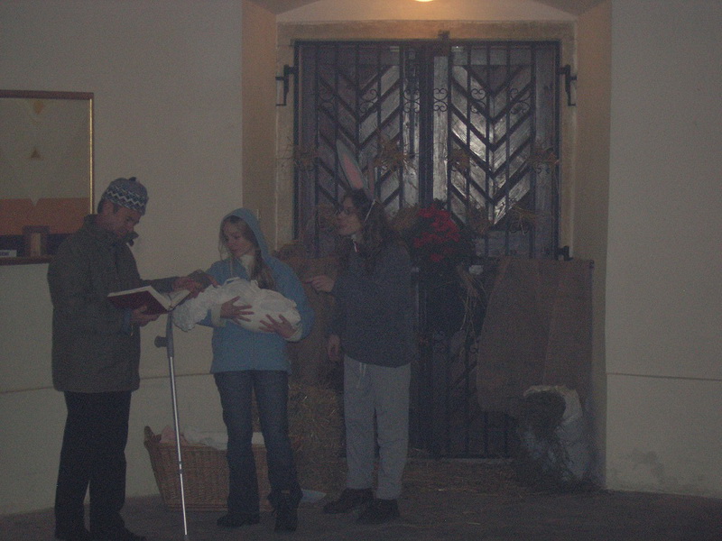Na svátek sv. Štěpána se hrálo u sv. Vavřince na Petříně
netradiční divadlo o narození Ježíška