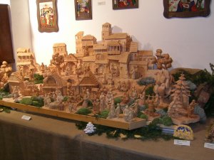 Vernisáž výstavy betlémů v Malšicích 9. 12. 2012