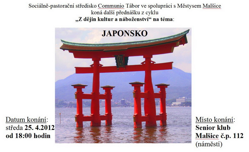 Přednáška o japonských náboženstvích