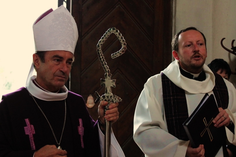Farnost Zlín - biskupská vizitace a žehnání novému harmoniu 2012