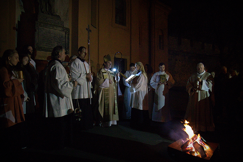 Katedrální chrám sv. Vavřince - Bílá sobota 2016