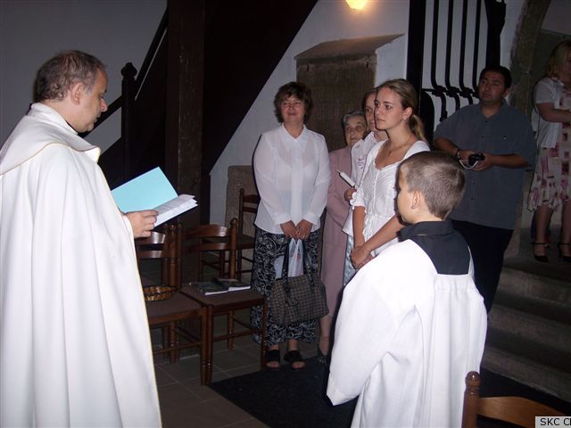 Farnost Tábor - křest a biřmování 20. srpna 2006