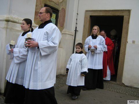 Katedrální chrám sv. Vavřince - Květná neděle 2010